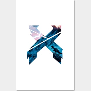 X Edm logo Posters and Art